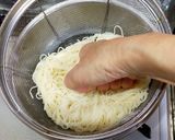 カレー風味のめんつゆでささみそうめん作り方4写真