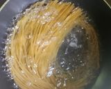 北欧ブルーベリーとクリチのパスタ♪ランチ作り方1写真