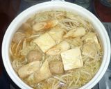袋入り千切りキャベツと鶏むね簡単鍋作り方1写真