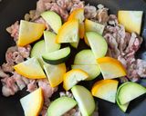 簡単！豚肉とズッキーニの味噌炒め作り方5写真