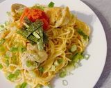 魚介の旨みたっぷり!和風カルボナーラ作り方5写真