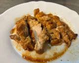 鶏もも肉を弱火で蒸し焼き作り方6写真