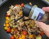 茄子とトマトの香味ソテー作り方5写真