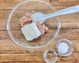 レンジで簡単!ふわとろ甘酢鶏団子作り方4写真