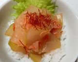 簡単!夏ごはん!♬夕顔と小エビの小丼♬作り方4写真