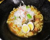 栄養士の卵☆お酢でさっぱりみそラーメン作り方6写真