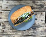 ▲山ごはん▲コンビニ食材でサバサンド作り方4写真