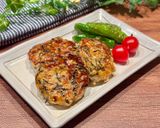 鉄分たっぷり♡鶏とひじきの豆腐ハンバーグ作り方6写真