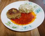 不器用カレーハンバーグ作り方4写真