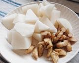 豚肉と大根の甘酢炒め作り方1写真