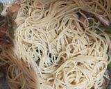 アスパラとエリンギのガリバタパスタ作り方6写真