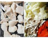 🦊北海道タコ白子|タチ🐙ちゃんちゃん焼きホイルで作り方1写真