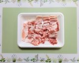 台湾料理！簡単昼食夕飯！時短小松菜魯肉飯主菜作り方3写真