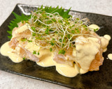 ささみの寿司ガリ挟み焼き♪辛子マヨソース作り方11写真