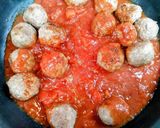 夕飯！ブロッコリートマトミートボール主菜作り方7写真