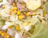 【離乳食】お野菜たっぷりキャベツナ作り方5写真