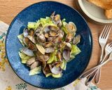 レンジで簡単！あさりとキャベツの酒蒸し作り方5写真