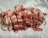 かぼちゃと豚バラの煮物作り方1写真