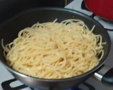 夏野菜とベーコンのピリ辛炒めスパゲティ作り方8写真