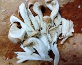 白滝と 白菜 鶏ささみ きのこの 和風煮作り方1写真
