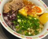 パイナップル豚清湯ハリッサラーメン作り方6写真