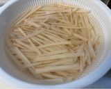 れんこん（縦切り）のきんぴら。作り方2写真