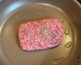 カリカリひき肉だけバーグ丼作り方1写真