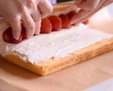 いちごのロールケーキ作り方16写真