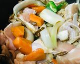バーモントカレー●鶏肉＆豆腐の玉子カレー作り方2写真