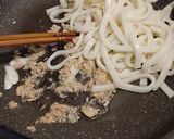 トマト🍅ジュースツナの塩昆布うどん作り方1写真