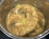 灰汁抜き、ふきじゃがいも油揚げの味噌汁作り方19写真