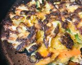 米粉のお好み焼き●緑黄野菜玉作り方3写真