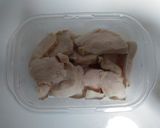 向井くう風 水菜と鶏むね肉のピリ辛あえ作り方1写真