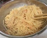 バターたっぷり明太子パスタ作り方4写真
