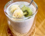カフェ級簡単なキウイとバナナのラッシー♪作り方2写真