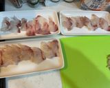鯛1匹で昆布〆お刺身＆塩焼き煮付け鯛定食作り方6写真