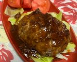 牛ミンチ100%チーズインハンバーグ作り方19写真