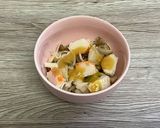 キノコとカニカマの酢味噌和え作り方1写真