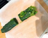 ガリバタたれが◎ほうれん草の豚肉巻き作り方4写真