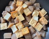 節約!ヘルシー!厚揚げと蒟蒻の甘辛煮作り方4写真