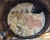 菜の花と牡蠣と白子のグラタン作り方4写真