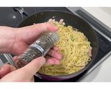 そら豆とベーコンのクリームパスタ★動画★作り方23写真