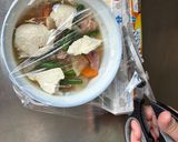 電子レンジで作る！味噌けんちん汁風作り方5写真