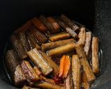 甘め☆ぶっといごぼうと人参のきんぴら作り方4写真
