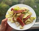 キャベツとハムの炒め物作り方5写真