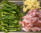 ピーマンと豚肉の甘辛炒め作り方1写真