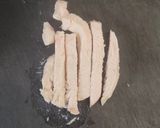 カレーマヨのサラダチキンサンドイッチ作り方1写真