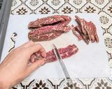 牛ミスジ&筍&ししとうで青椒肉絲作り方1写真