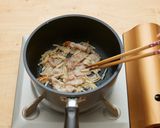 スンドゥブ風豚キムチスープ作り方3写真