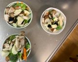 肉無チクワさっぱりクリーミー甘酢味野菜炒作り方11写真